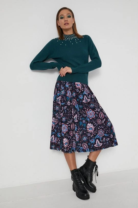 Γυναικεία Χωρίς φερμουάρ Medicine - Πουλόβερ Bloom Vibration τιρκουάζ 4 Γυναικεία Χωρίς φερμουάρ Medicine - Πουλόβερ Bloom Vibration τιρκουάζ - Image 2