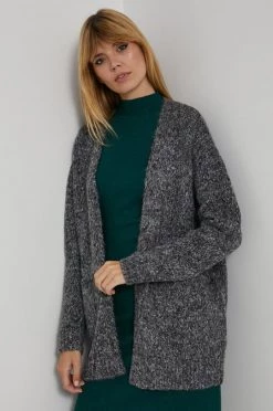 Γυναικεία Με φερμουάρ Medicine - Πλεκτή ζακέτα Commercial γραφίτης