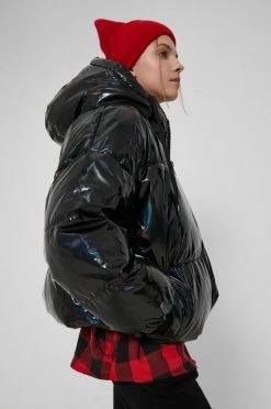 Γυναικεία Κοντά μπουφάν Medicine - Μπουφάν Essential μαύρο