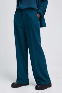 Γυναικεία Υφασμάτινα Παντελόνι Medicine πράσινο