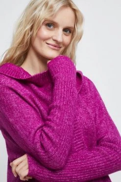 Γυναικεία Με φερμουάρ Ζακέτα από μίγμα μαλλιού Medicine μοβ -Medicine Κατάστημα unnamed file 12