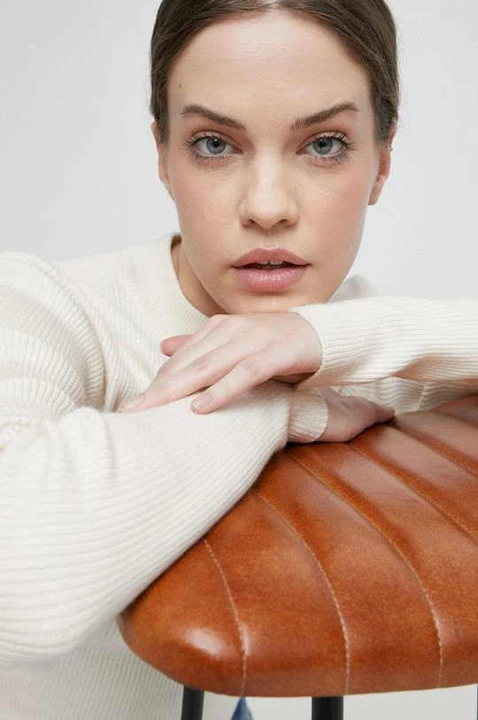 Γυναικεία Χωρίς φερμουάρ Πουλόβερ Medicine μπεζ 5 Γυναικεία Χωρίς φερμουάρ Πουλόβερ Medicine μπεζ - Image 3