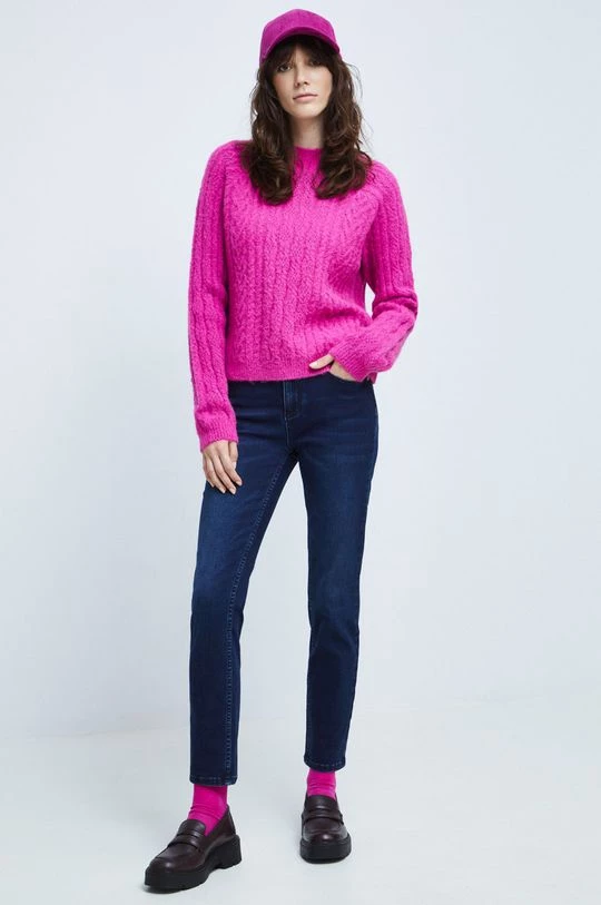 Γυναικεία Χωρίς φερμουάρ Πουλόβερ με προσθήκη μαλλιού Medicine χρώμα: ροζ 4 Γυναικεία Χωρίς φερμουάρ Πουλόβερ με προσθήκη μαλλιού Medicine χρώμα: ροζ - Image 2