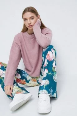 Γυναικεία Χωρίς φερμουάρ Μάλλινη μπλουζα Medicine ροζ