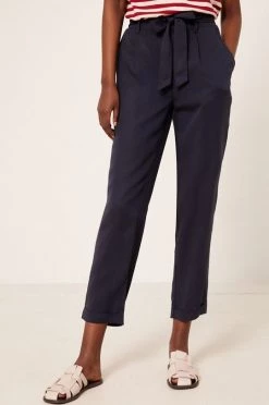 Γυναικεία Υφασμάτινα Παντελόνι Medicine χρώμα: ναυτικό μπλε