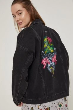 Γυναικεία Κοντά μπουφάν Τζιν μπουφάν Medicine χρώμα: μαύρο, -Medicine Κατάστημα unnamed file 1427