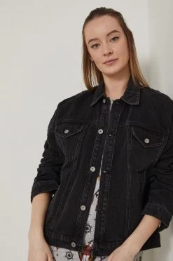 Γυναικεία Κοντά μπουφάν Τζιν μπουφάν Medicine χρώμα: μαύρο, -Medicine Κατάστημα unnamed file 1428