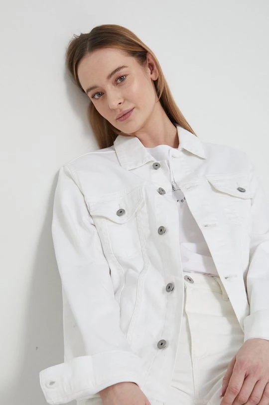 Γυναικεία Κοντά μπουφάν Τζιν μπουφάν Medicine χρώμα: άσπρο, 3 Γυναικεία Κοντά μπουφάν Τζιν μπουφάν Medicine χρώμα: άσπρο,