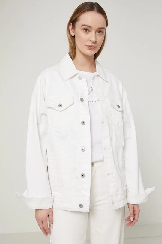 Γυναικεία Κοντά μπουφάν Τζιν μπουφάν Medicine χρώμα: άσπρο, 6 Γυναικεία Κοντά μπουφάν Τζιν μπουφάν Medicine χρώμα: άσπρο, - Image 4