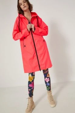 Γυναικεία Μακριά μπουφάν Μπουφάν Medicine χρώμα: ροζ,