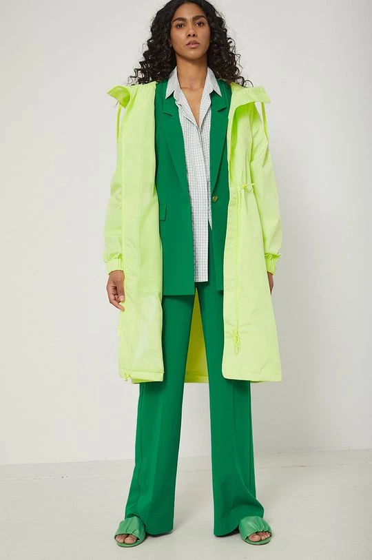 Γυναικεία Μακριά μπουφάν Eπανωφόρι Medicine χρώμα: πράσινο 6 Γυναικεία Μακριά μπουφάν Eπανωφόρι Medicine χρώμα: πράσινο - Image 4