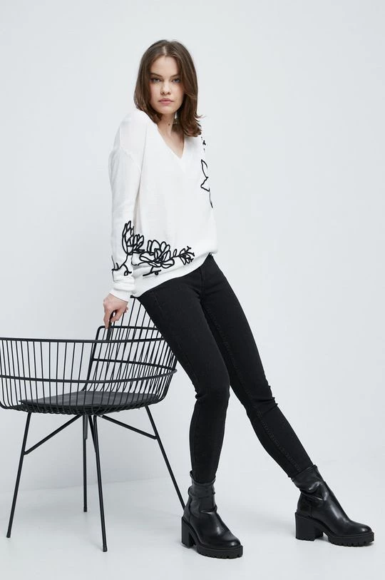 Γυναικεία Χωρίς φερμουάρ Πουλόβερ Medicine μπεζ 4 Γυναικεία Χωρίς φερμουάρ Πουλόβερ Medicine μπεζ - Image 2