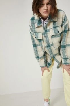 Γυναικεία Μακριά μπουφάν Medicine - Μπουφάν Essential μέντα