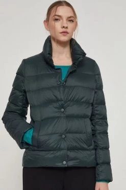 Γυναικεία Κοντά μπουφάν Medicine - Μπουφάν με επένδυση από πούπουλα Essential Medicine - Μπουφάν με επένδυση από πούπουλα Essential σκούρο πράσινο