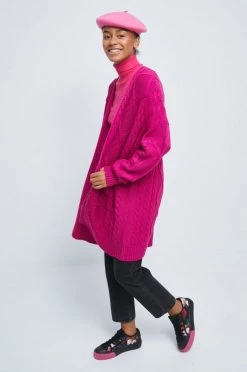 Γυναικεία Με φερμουάρ Πλεκτή ζακέτα Medicine ροζ -Medicine Κατάστημα unnamed file 157