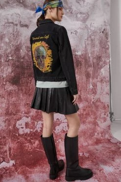 Γυναικεία Κοντά μπουφάν Medicine - Τζιν μπουφάν Eviva L'arte ανοιχτό μπλε