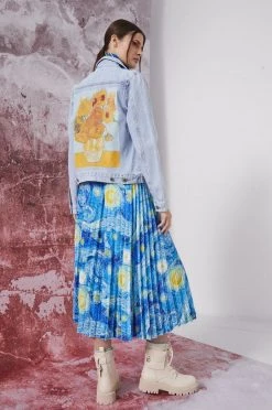 Γυναικεία Κοντά μπουφάν Medicine - Τζιν μπουφάν Eviva L'arte ανοιχτό μπλε