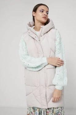 Medicine Κατάστημα 41 Γυναικεία Γιλέκα Medicine - Αμάνικο μπουφάν Essential κρεμ