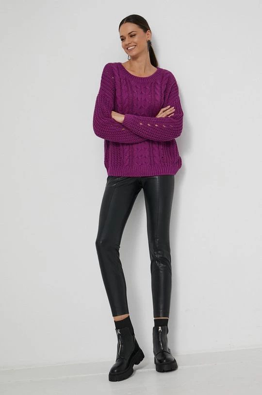 Γυναικεία Χωρίς φερμουάρ Medicine - Πουλόβερ Distorted Blooms μωβ 3 Γυναικεία Χωρίς φερμουάρ Medicine - Πουλόβερ Distorted Blooms μωβ