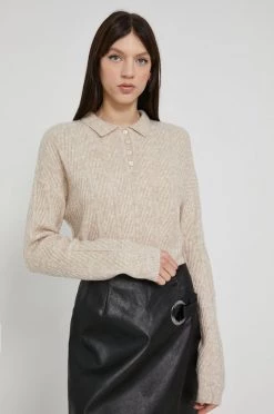 Γυναικεία Χωρίς φερμουάρ Medicine - Πουλόβερ Essential χρώμα της άμμου