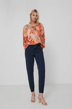 Γυναικεία Υφασμάτινα Medicine - Παντελόνι Basic βρώμικο ροζ -Medicine Κατάστημα unnamed file 1736