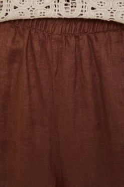 Γυναικεία Υφασμάτινα Λινό παντελόνι Medicine καφέ -Medicine Κατάστημα unnamed file 1805