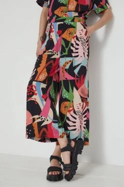 Γυναικεία Υφασμάτινα Παντελόνι Medicine πολύχρωμο