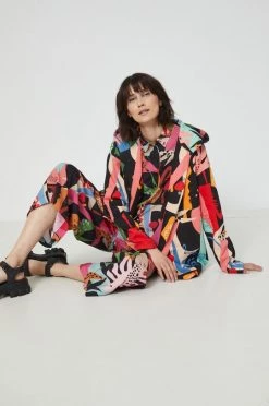 Γυναικεία Υφασμάτινα Παντελόνι Medicine πολύχρωμο -Medicine Κατάστημα unnamed file 1809