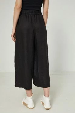 Γυναικεία Υφασμάτινα Λινό παντελόνι Medicine μαύρο -Medicine Κατάστημα unnamed file 1818