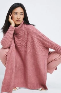 Γυναικεία Πόντσο Medicine ροζ