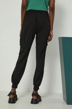 Γυναικεία Υφασμάτινα Παντελόνι Medicine χρώμα: μαύρο -Medicine Κατάστημα unnamed file 1844