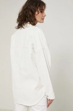 Γυναικεία Κοντά μπουφάν Τζιν μπουφάν Medicine χρώμα: άσπρο -Medicine Κατάστημα unnamed file 1864