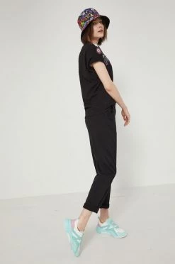 Γυναικεία Υφασμάτινα Medicine - Παντελόνι Basic παστέλ ροζ -Medicine Κατάστημα unnamed file 1909