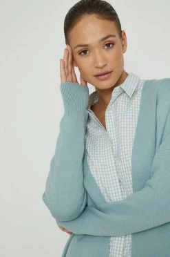 Γυναικεία Με φερμουάρ Πλεκτή ζακέτα Medicine χρώμα: τιρκουάζ 12 Γυναικεία Με φερμουάρ Πλεκτή ζακέτα Medicine χρώμα: τιρκουάζ -Medicine Κατάστημα unnamed file 1924