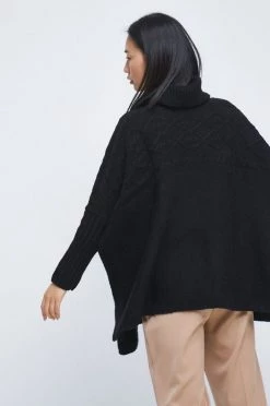 Γυναικεία Πόντσο Medicine μαύρο -Medicine Κατάστημα unnamed file 197