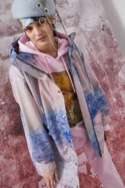 Γυναικεία Μακριά μπουφάν Medicine - Eπανωφόρι Eviva L'arte πολύχρωμο