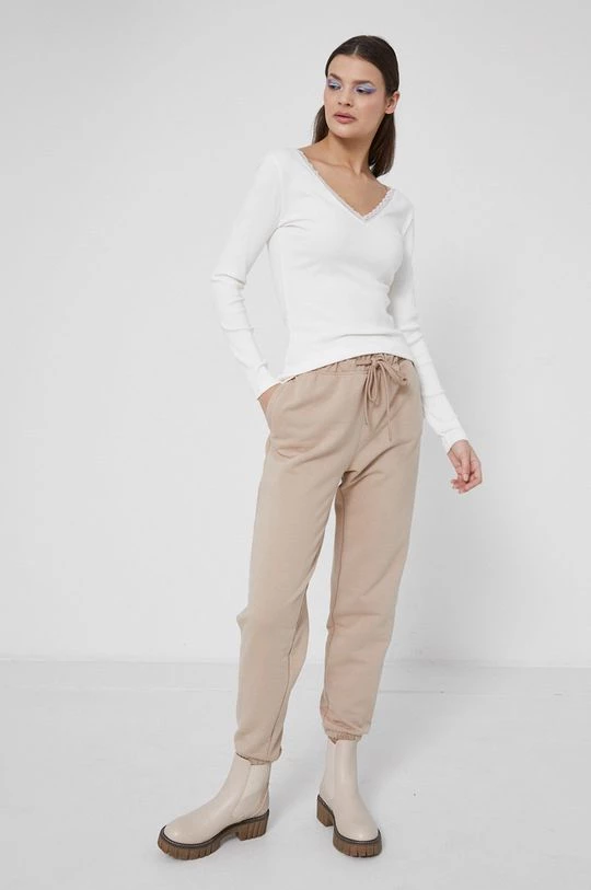 Γυναικεία Παντελόνια φόρμας Medicine - Παντελόνι Basic χλωμό πράσινο 4 Γυναικεία Παντελόνια φόρμας Medicine - Παντελόνι Basic χλωμό πράσινο - Image 2