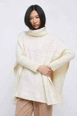 Γυναικεία Πόντσο Medicine μπεζ