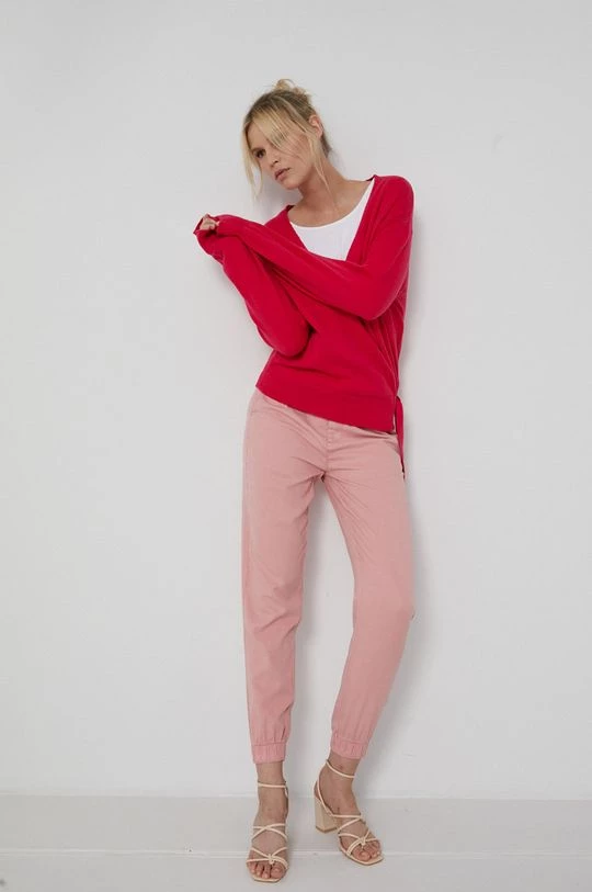 Γυναικεία Υφασμάτινα Medicine - Παντελόνι Basic βρώμικο ροζ 4 Γυναικεία Υφασμάτινα Medicine - Παντελόνι Basic βρώμικο ροζ - Image 2