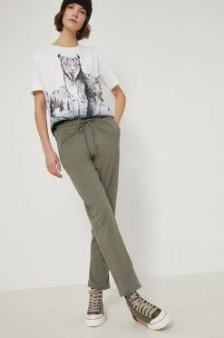 Γυναικεία Παντελόνια φόρμας Παντελόνι Medicine χρώμα: πράσινο