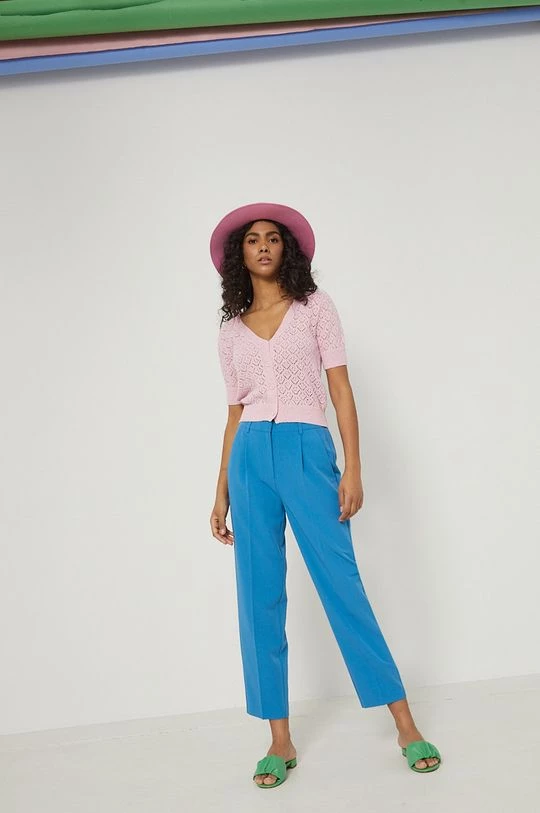 Γυναικεία Με φερμουάρ Πλεκτή ζακέτα Medicine χρώμα: ροζ 4 Γυναικεία Με φερμουάρ Πλεκτή ζακέτα Medicine χρώμα: ροζ - Image 2