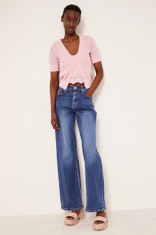 Γυναικεία Με φερμουάρ Πλεκτή ζακέτα Medicine χρώμα: ροζ 5 Γυναικεία Με φερμουάρ Πλεκτή ζακέτα Medicine χρώμα: ροζ - Image 3