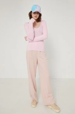 Γυναικεία Υφασμάτινα Medicine - Παντελόνι Flower Oasis παστέλ ροζ -Medicine Κατάστημα unnamed file 2312