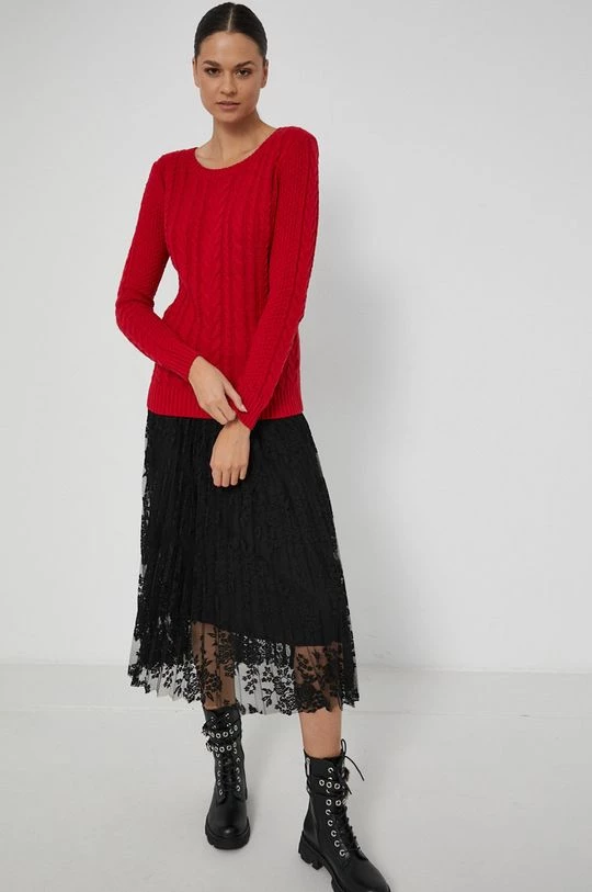 Γυναικεία Χωρίς φερμουάρ Medicine - Πουλόβερ Basic κόκκινο 4 Γυναικεία Χωρίς φερμουάρ Medicine - Πουλόβερ Basic κόκκινο - Image 2