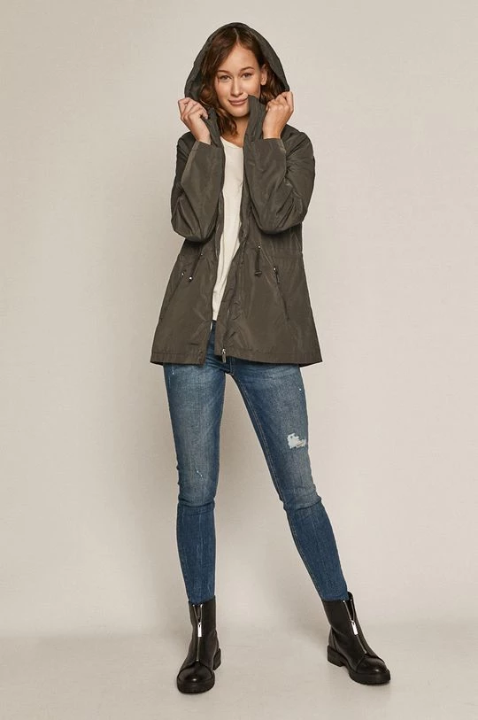 Γυναικεία Κοντά μπουφάν Medicine - Αδιάβροχο μπουφάν Divine Love καφέ πράσινο 4 Γυναικεία Κοντά μπουφάν Medicine - Αδιάβροχο μπουφάν Divine Love καφέ πράσινο - Image 2