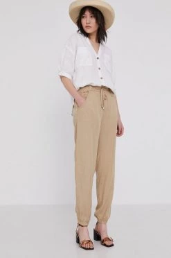 Γυναικεία Υφασμάτινα Medicine - Παντελόνι Basic γραφίτης