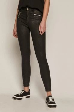 Γυναικεία Υφασμάτινα Medicine - Παντελόνι Flower Traces μαύρο