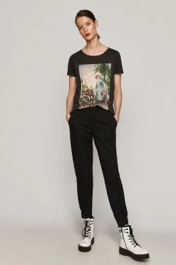 Γυναικεία Υφασμάτινα Medicine - Παντελόνι Wild Heart μαύρο -Medicine Κατάστημα unnamed file 2483