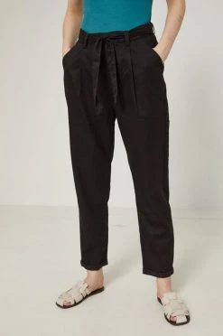 Γυναικεία Υφασμάτινα Παντελόνι Medicine χρώμα: μαύρο -Medicine Κατάστημα unnamed file 2496