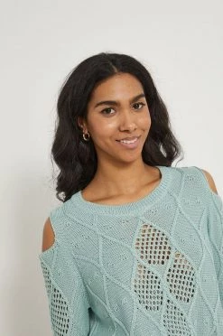 Γυναικεία Χωρίς φερμουάρ Πουλόβερ Medicine χρώμα: τιρκουάζ -Medicine Κατάστημα unnamed file 2515